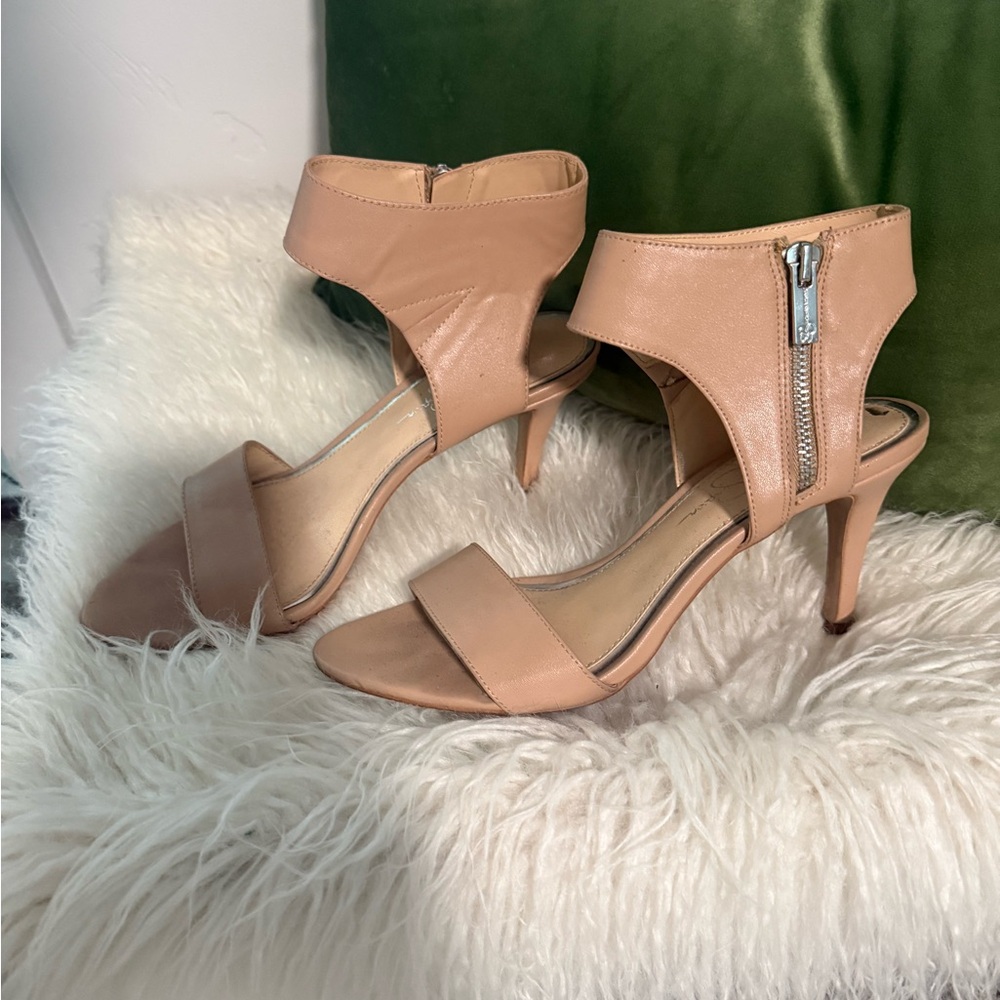 Jessica Simpson Nude Heeled Sandals